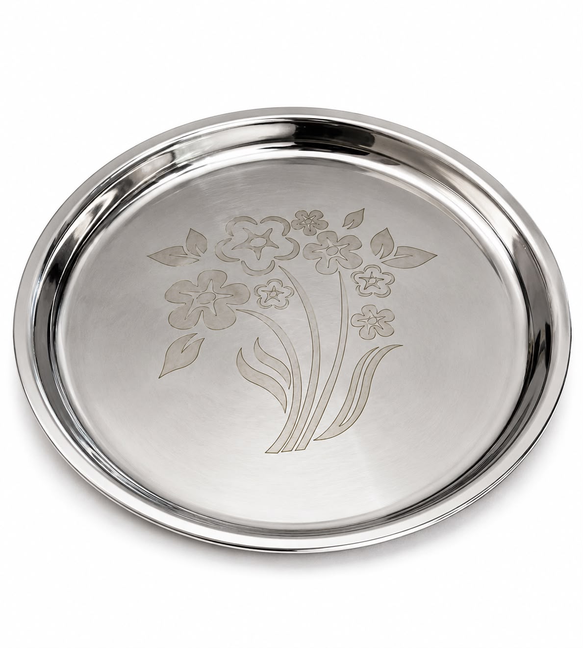 Stainless Steel Lightweight Coil Thali